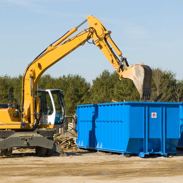 can i choose the location where the residential dumpster will be placed in Los Berros California